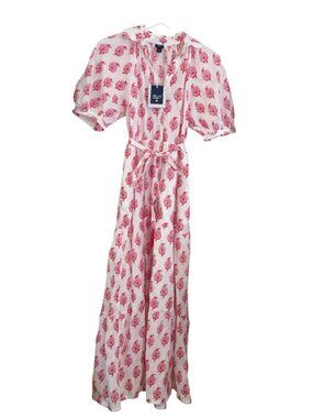 Roller Rabbit x Target XS Pink Mesilla Short Sleeve Floral Dress